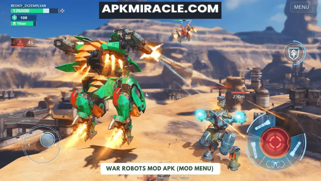 War Robots Mod Apk screenplay 3