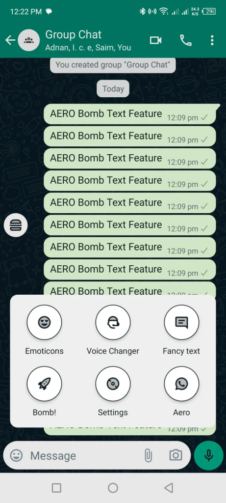 Bomb a Text