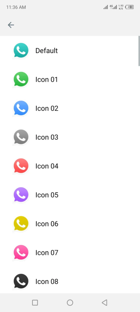 Notification and Launcher Icon