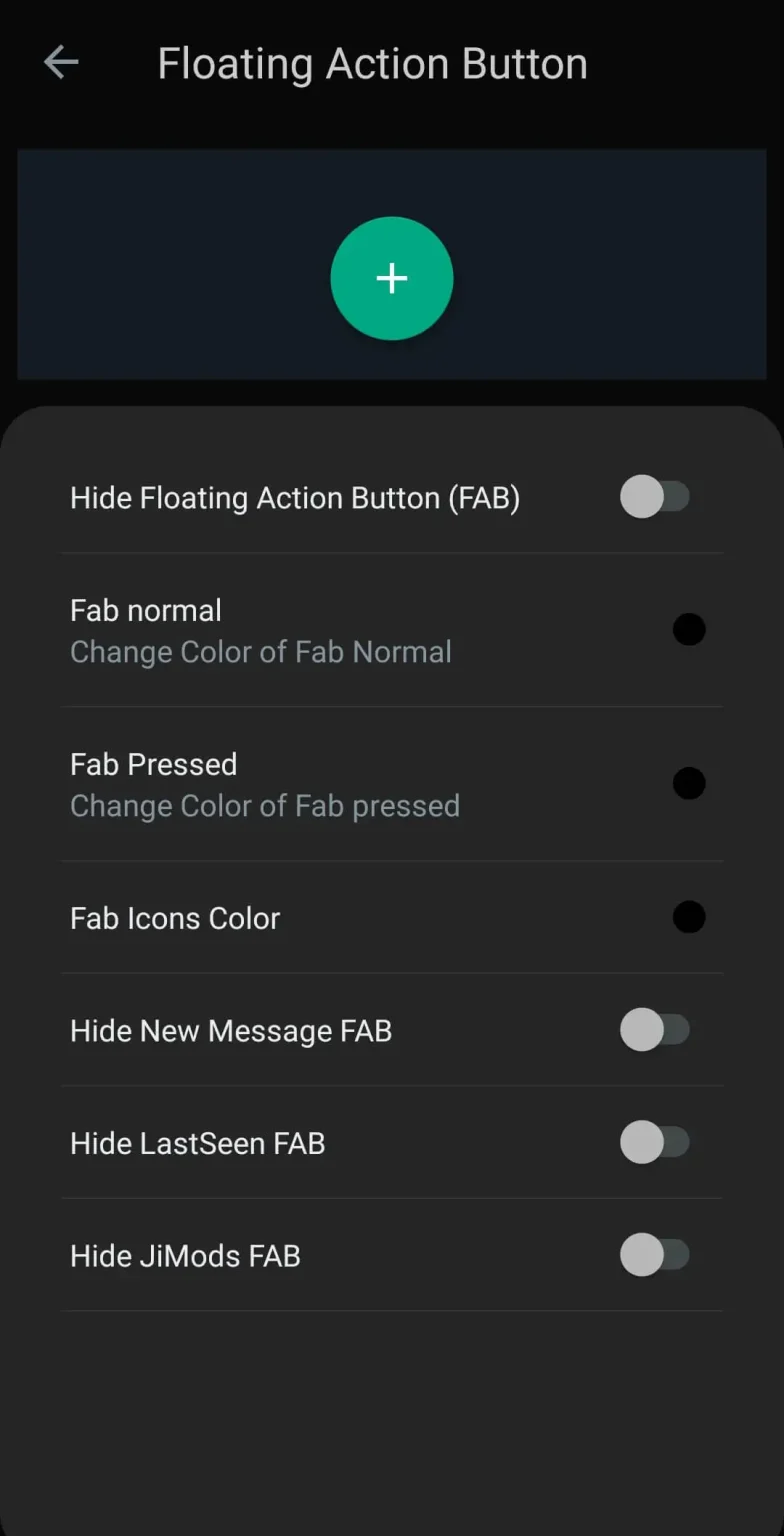 floating button